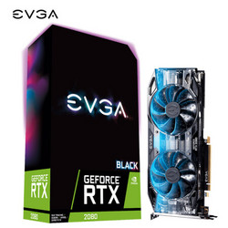 EVGA GeForce RTX 2080 Black GAMING 显卡 8G