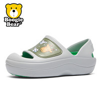 Boogie Bear2019新款中大童小孩小童儿童男童沙滩鞋女童凉鞋宝宝软底时尚 BB182S0101 灰色 24