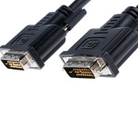 RS Pro欧时 5m 黑色 DVI-D 24+1至DVI-D 24+1 公至公 DVI 视频电缆组件