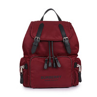 BURBERRY 博柏利 女士双肩包 80116201 酒红色 中号