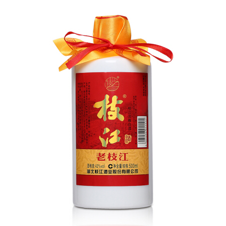 枝江淡雅白酒 老枝江 中华老字号 湖北特产 42度 500ml