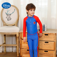 迪士尼(DISNEY)SWF10003B 蜘蛛侠男童连体长袖长裤冲浪服系列 防晒舒适 150