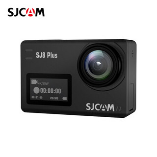 SJCAM SJ8Plus运动相机6倍变焦4K摩托车行车记录仪dv数码摄像机（黑色）潜水骑行照相机防水防抖高清山狗vlog