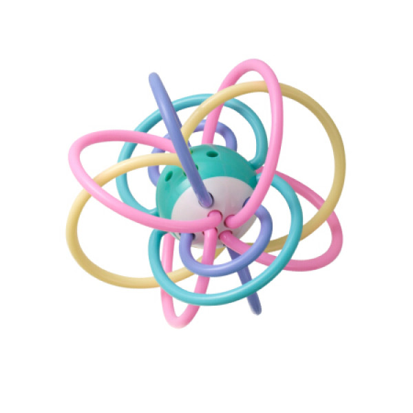 商品世喜 宝宝曼哈顿球 婴儿磨牙棒 牙胶摇铃 硅胶手抓球