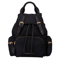 BURBERRY 博柏利 女士军旅背包 40759721 黑色 小号