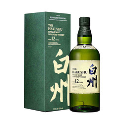 日本三得利白州12年单一麦芽威士忌 700ml