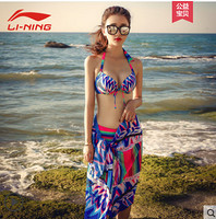 LI-NING 李宁 LSLL302 三点式仙女范泳装