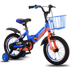 凤凰（Phoenix）儿童自行车 可折叠小孩脚踏车 18寸蓝色