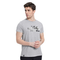 TheNorthFace 北面 NF0A3V4Q DYX男士圆领短袖T恤 灰色 L