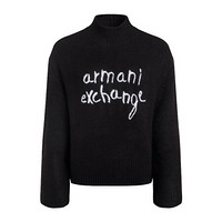 ARMANI EXCHANGE 阿玛尼奢侈品19秋冬新款女士针织衫 6GYM1J-YMR2Z BLACK-1200 L