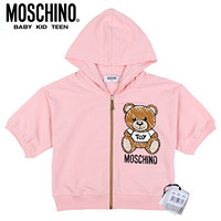 莫斯奇诺 MOSCHINO 奢侈品童装 男女童夏装外套短袖透气小熊图案HDF020 LDA00 50209 14A