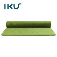 IKU瑜伽垫双人TPE加大加宽加厚防滑儿童舞蹈健身垫子 183cm*122cm*10mm 绿色