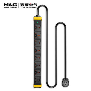 突破（M&G）机柜插座/PDU-27B03/8位10A多用孔/16A插头/PDU-TJ-27/07TG130101/插座/插线板/插排/可订制