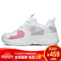 斯凯奇 SKECHERS 女子 D'LITES 系列时尚绑带运动鞋 运动 休闲鞋 88888358/WPK 38码 US8码
