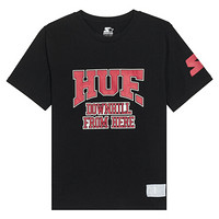 HUF 男士黑色短袖T恤 TS00834-BLACK-XL