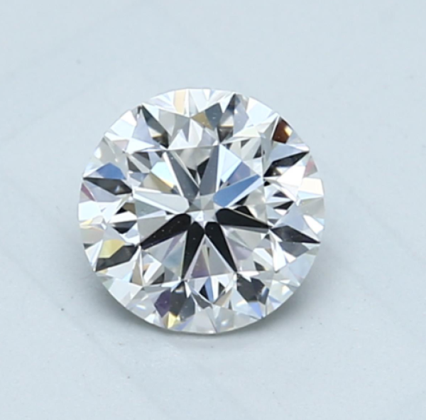 01克拉 圆形切割钻石(切工vg,成色f,净度vvs1)