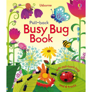 Pull-Back Busy Bug Book (Board Book)繁忙的瓢虫