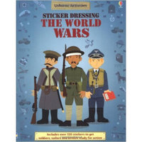 Sticker Dressing: The World Wars Usborne英文原版