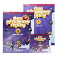 培生朗文ODI探索少儿英语our discovery island 5 学生用书/练习册 2张CD-ROM/1CD