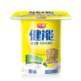 光明 健能 8*100g 原味酸奶 风味发酵乳酸牛奶 （两件起售） *14件