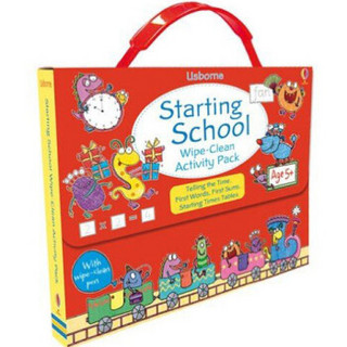 Starting School Wipe Clean Activity Pack 4 Books