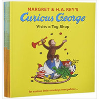Curious George Collection Seven paperbacks in a shrinkwrap  好奇猴乔治7本儿童故事绘本书  英文原版