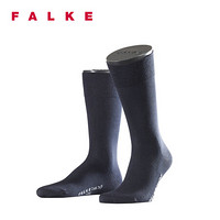 FALKE 德国鹰客 Cool 24/7棉休闲商务舒适夏季透气长中筒男袜 深蓝色dark navy 43-44 13230-6370