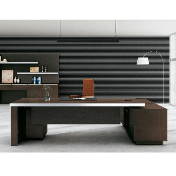 【永亨家具】永亨定制办公桌老板桌大班台经理桌含椅【报价 价格 评测