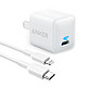 Anker Nano 18W USB-C充电器+PD闪充数据线1.8米苹果快充线充套装适iPhone11 Pro/XsMax/XR/8P/iPad安卓手机