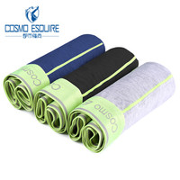 都市锋尚男士内裤3条装无痕舒适平角内裤4K5401蓝/黑/灰L