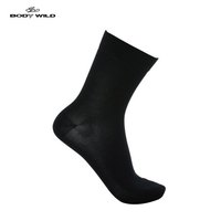 宝迪威德 BODYWILD 男士袜子 商务休闲袜ZBN94LL1 黑色 均码