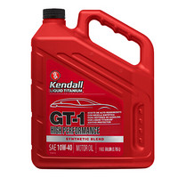 PLUS会员：Kendall 康度 GT-1 HP 10W-40 SN PLUS级 半合成机油 3.785L