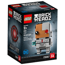 乐高（LEGO）Brickheadz 大头人偶 方头仔 钢骨41601 积木塑料玩具 10岁以上 108块