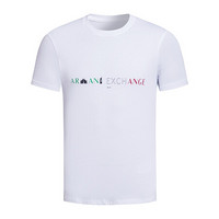 ARMANI EXCHANGE 阿玛尼奢侈品19秋冬新款男士针织T恤衫 6GZTDS-ZJH4Z WHITE-6196 L