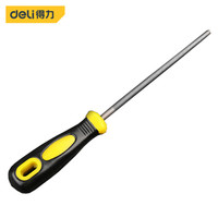 得力(deli )8英寸 锉刀 打磨锉 中齿圆锉 工具锉 DL68108