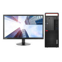 Lenovo 联想 ThinkCentre M720T 八代酷睿版 23.8英寸 商务台式机 黑色(酷睿i7-8700、2GB独显、8GB、风冷)