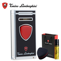 Tonino Lamborghini 德尼露·兰博基尼打火机电子充气打火机带雪茄打孔器蓝焰直冲防风打火机TTR005000