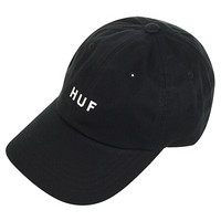 HUF 黑色帽子 HT00345-BLACK-O/S