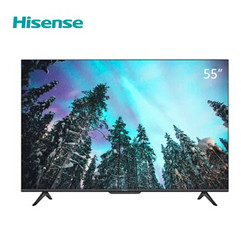 海信(hisense)HZ55A55E 55英寸 超高 景识别 VIDAA AI 远场语音 高光黑