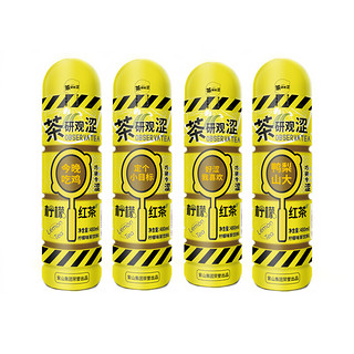 紫山 柠檬茶饮料 茶研观涩饮品 480ml*4瓶