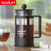 丹麦bodum 波顿法压壶 欧洲进口 玻璃咖啡壶冲茶器家用咖啡器具手动泡茶过滤杯350ml便携手冲茶壶1783-01