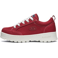 SKECHERS 斯凯奇 L419W177 女子厚底松糕鞋帆布鞋 