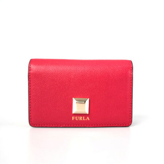 芙拉 Furla FW19MAIN 女士 牛皮革 大红色 MIMI'系列 卡袋卡包 1023244 *9件