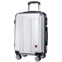 SWISSGEAR 瑞士军刀 万向轮拉杆箱旅行箱托运箱 SA-6428 银色 28英寸