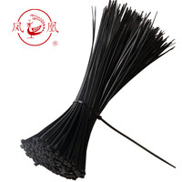 PHOENIX凤凰 自锁式尼龙扎带 8.0*300mm 黑色 250条/包 国标塑料理线带 扎线束带 多功能绑带