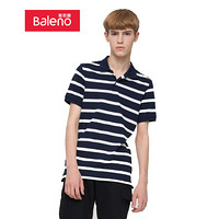 班尼路（Baleno）POLO衫男 2019年春夏弹力防菌休闲短袖上衣男 88901153 B25 XXL