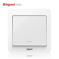 TCL-legrand 罗格朗 一开双控带荧光墙壁开关面板