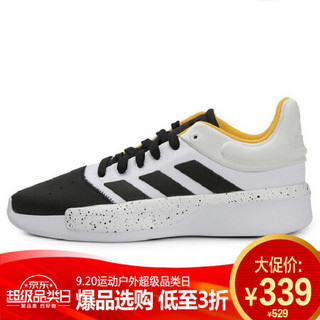 阿迪达斯 ADIDAS 男子 篮球系列 Pro Adversary Low 2019 运动 篮球鞋 F97262 白色 42.5码UK8.5码