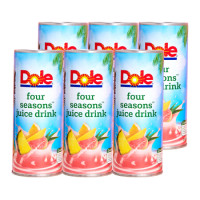菲律宾进口 都乐 DOLE 果汁饮料 四季混合味 240ml*6瓶