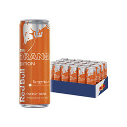 Red Bull 红牛 含气维生素功能饮料 橙子风味250ml*24罐 整箱装 奥地利进口 *2件
